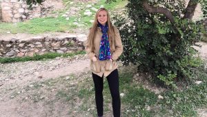 MA student featured on graduate school website